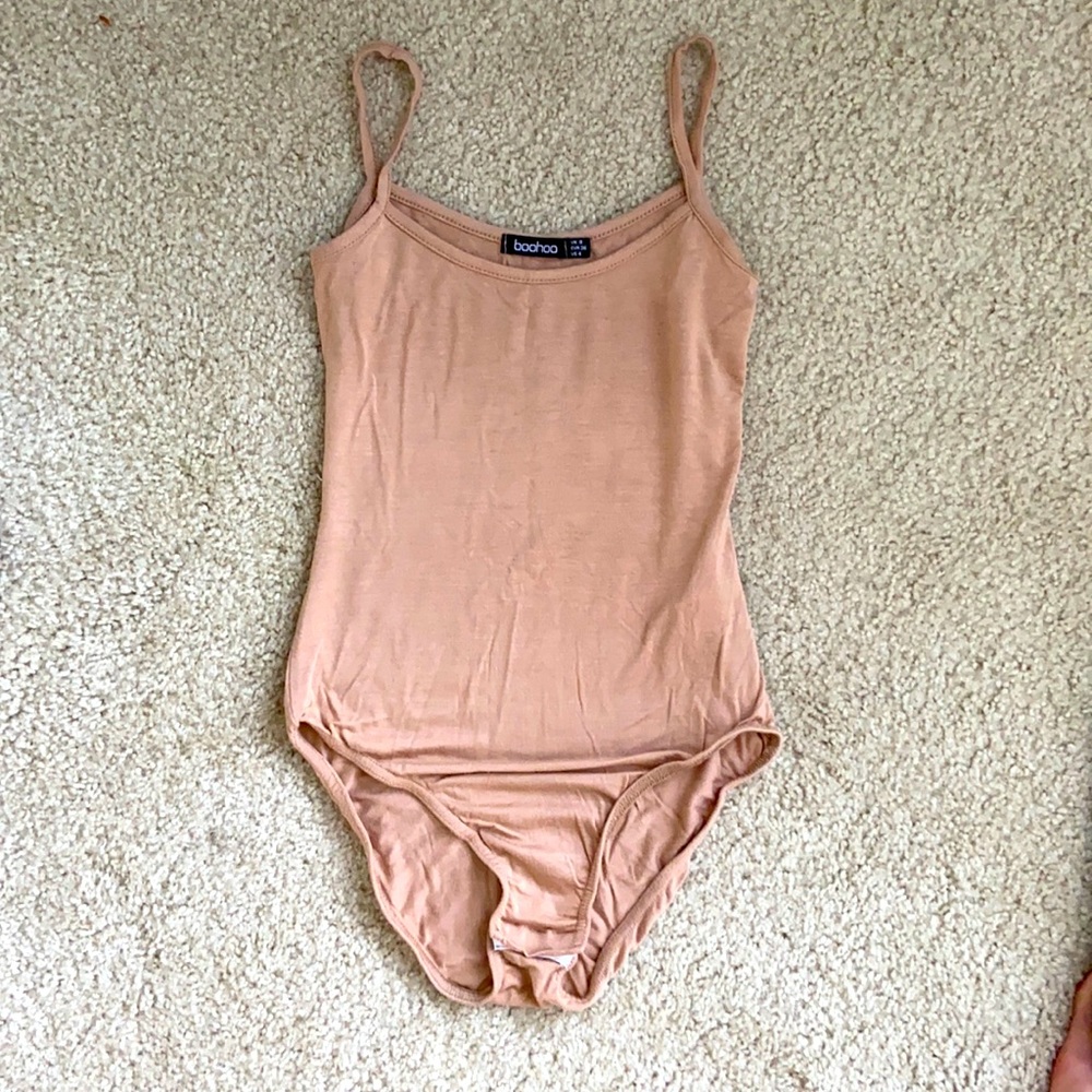 BooHoo nude bodysuit